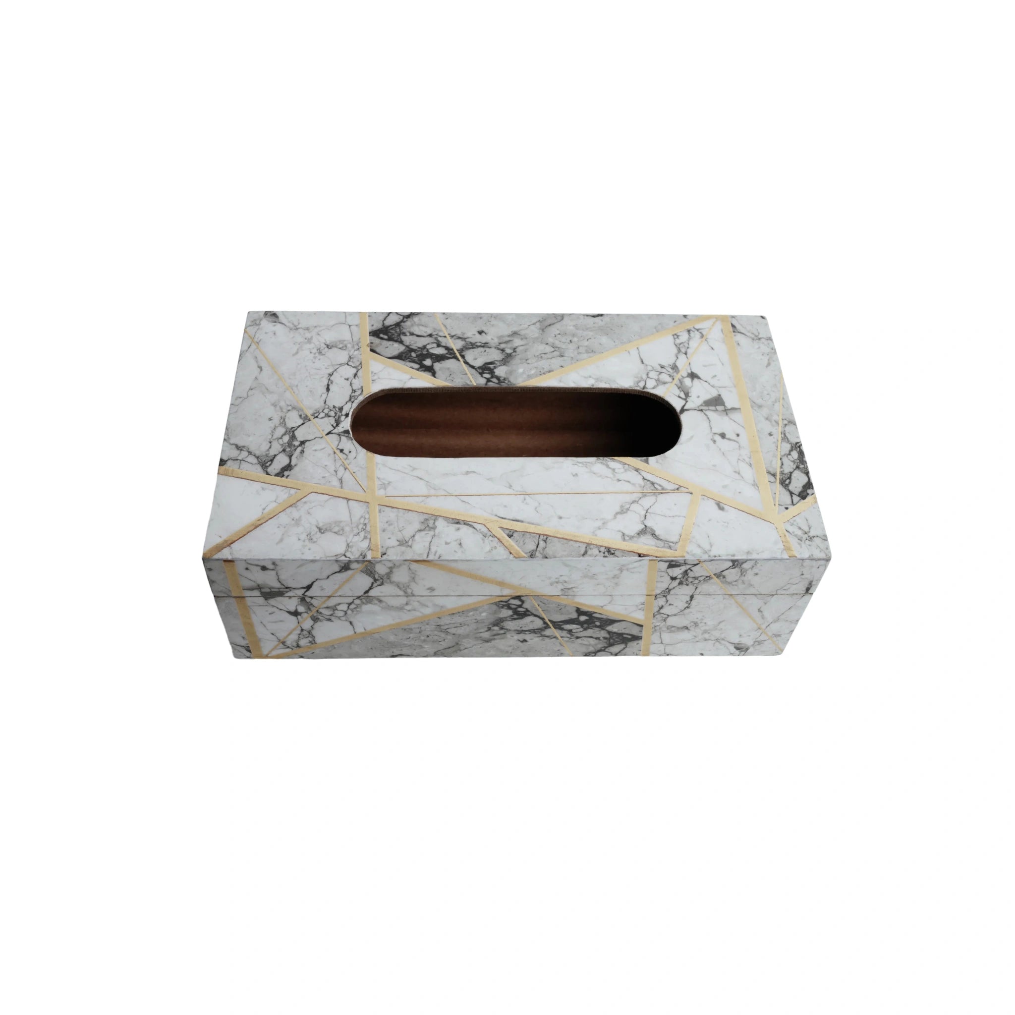 Wooden Marble Art Digital Printed Tissue Paper Box