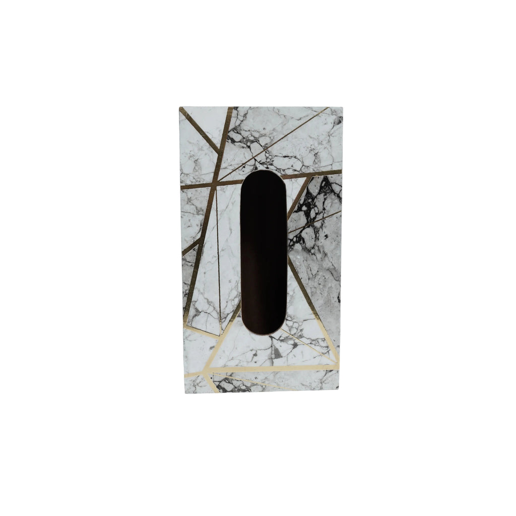 Wooden Marble Art Digital Printed Tissue Paper Box