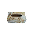 Wooden  Italian Marble Digital Printed Tissue Paper Box