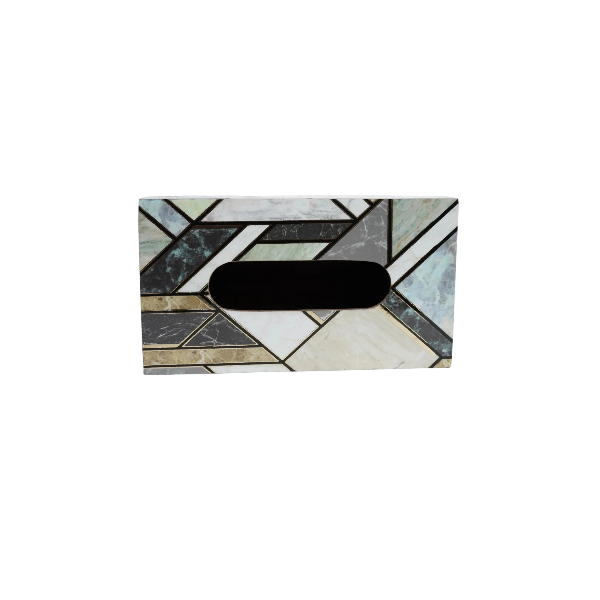 Wooden Marble Digital Printed Tissue Paper Box