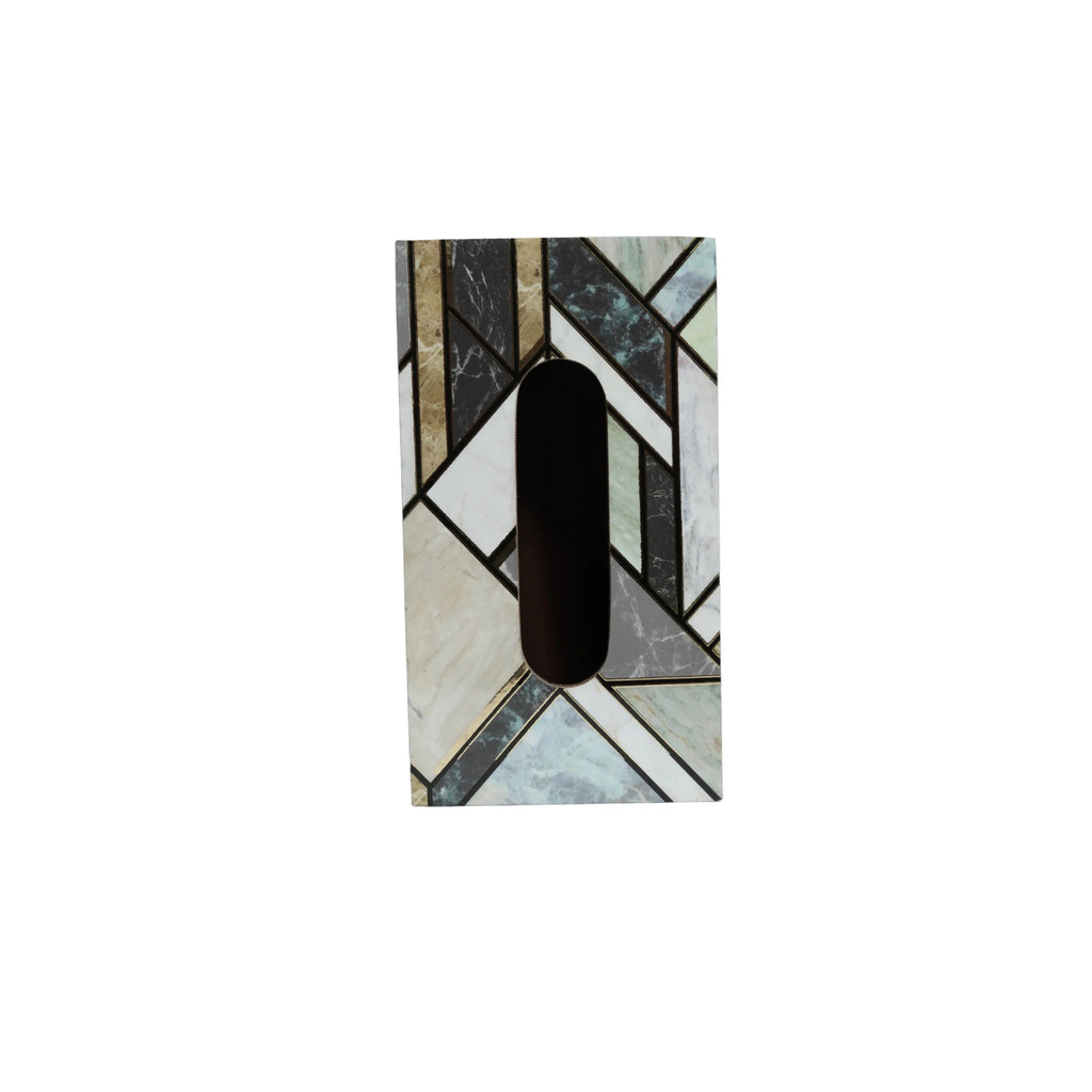 Wooden Marble Digital Printed Tissue Paper Box