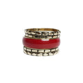 Classic gold-tone bangle bracelet set for women